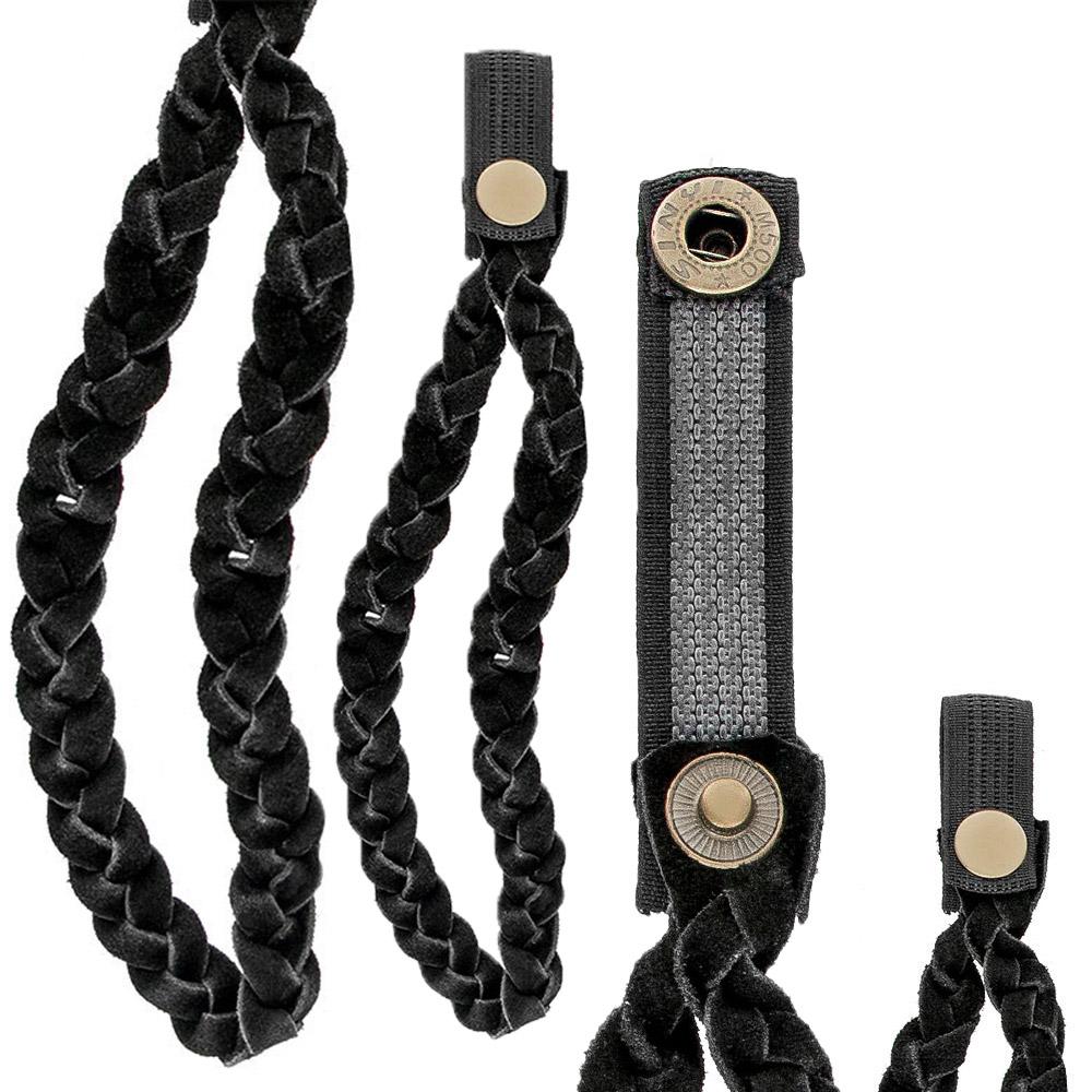 Black Soft Suede Watch Strap with Snap Off Clip - Replacement Band for Apple Watch, Fitbit & Smartwatches - Comfortable & Stylish for Work, Gym & Everyday Wear