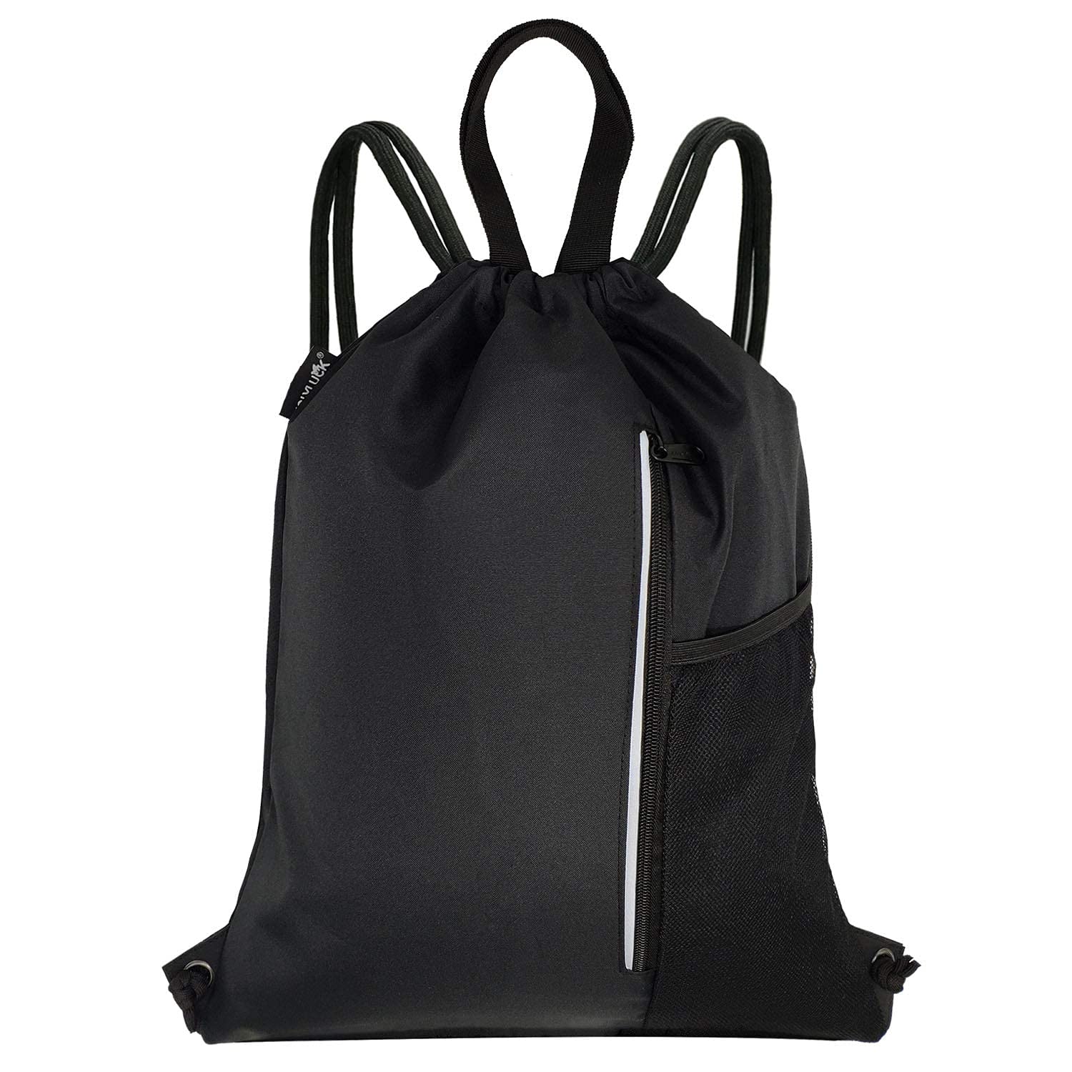 Waterproof Drawstring Backpack for Men & Women - Lightweight Gym Sack for Outdoor Sports, Hiking, Running & Travel