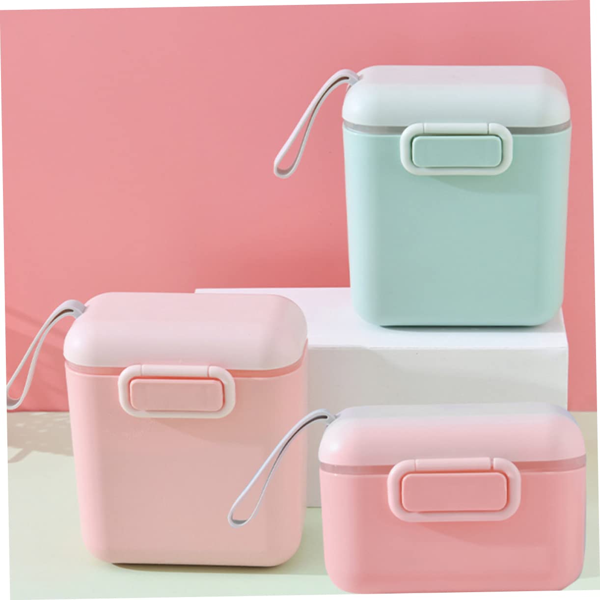 Ciieeo Portable Milk Powder Container - Airtight Food Storage Box for Baby Formula, Coffee, Sugar & Spices | Lightweight & Leak-Proof | Perfect for Travel, Camping & Outdoor Activities
