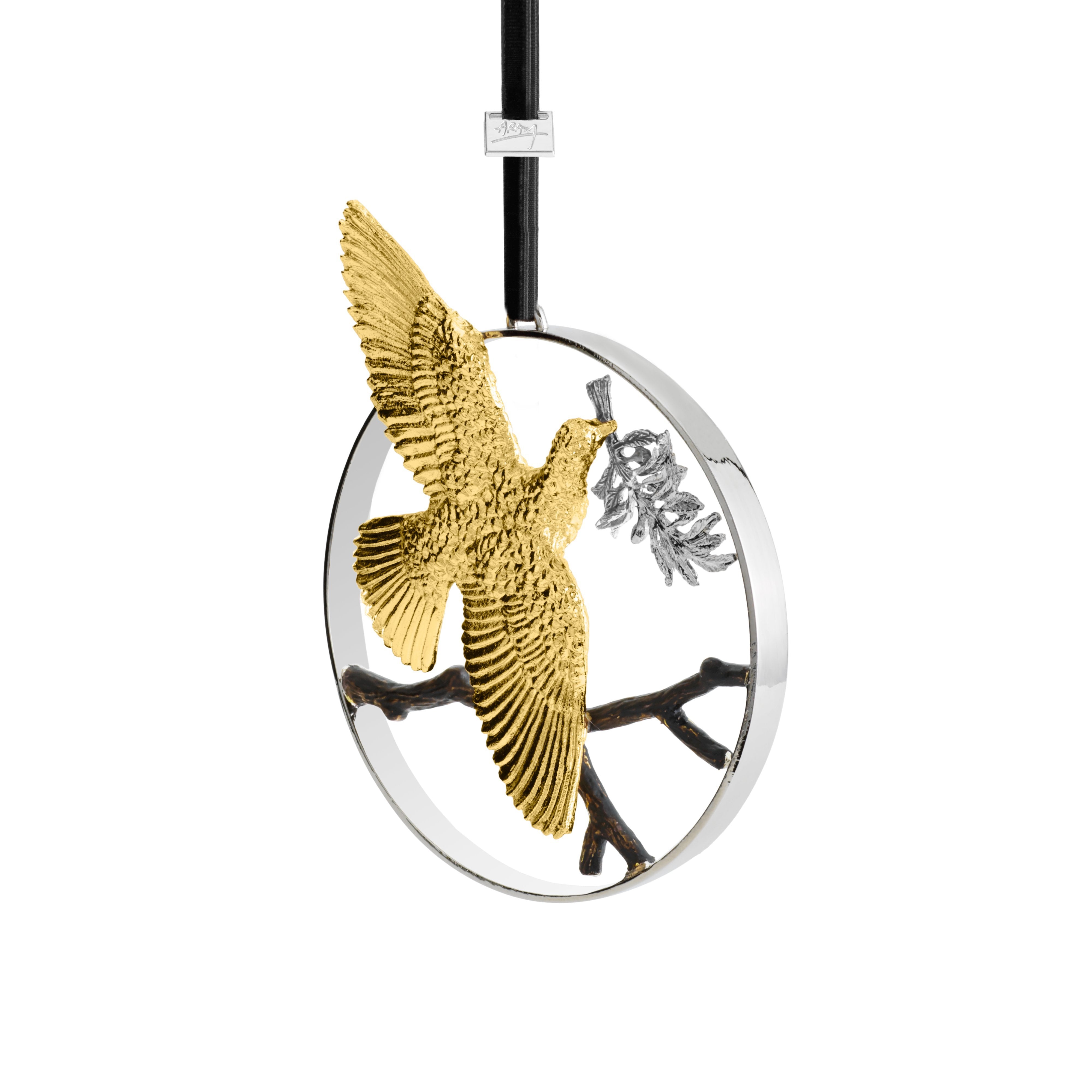 Dove of Peace Christmas Ornament - Handcrafted Ceramic Holiday Decor for Tree, Gift, and Home Decoration | Perfect for Christmas, Weddings, and Peaceful Home Ambiance