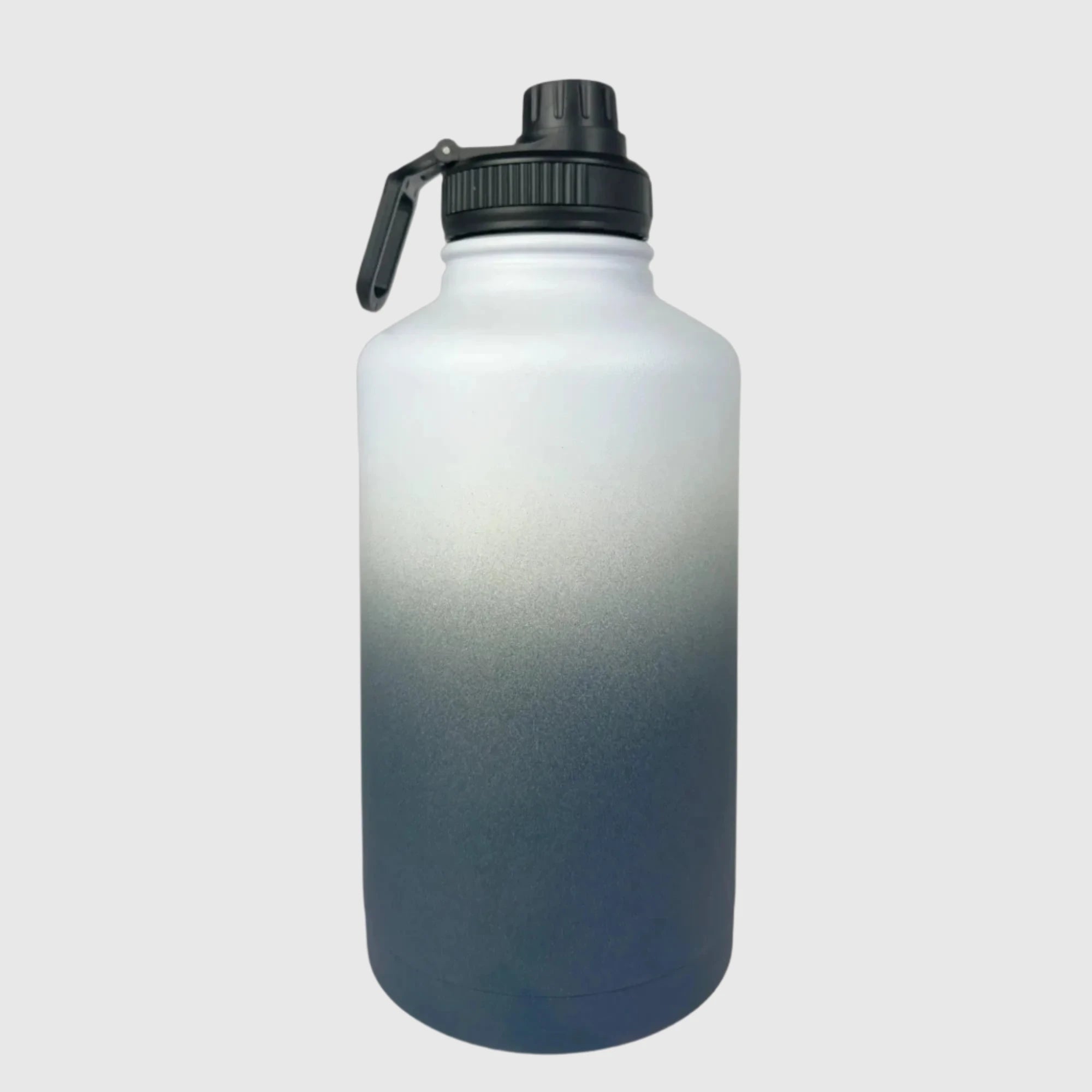 Royal Blue Insulated Stainless Steel Water Bottle 1.9L (64oz) - Keeps Drinks Cold 24Hrs/Hot 12Hrs - Perfect for Gym, Hiking, Camping & Outdoor Activities