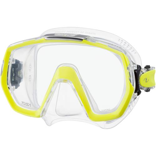 Tusa Freedom Elite Scuba Diving Mask - Professional Snorkeling Gear for Underwater Exploration, Perfect for Ocean Adventures and Marine Life Observation