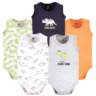 A Summer Adventure with Hudson Baby Unisex Cotton Sleeveless Bodysuits