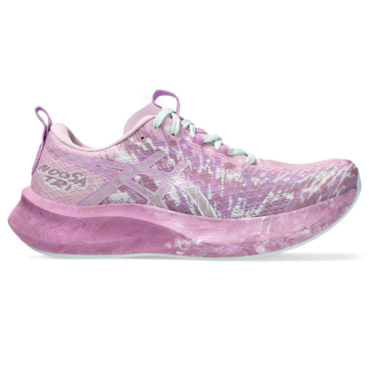 ASICS Women's Noosa TRI 16 Running Shoes - Lightweight & Breathable for Triathlon, Road Running & Training - Size 8 - Light UBE/Lavender Glow - Perfect for Sprinting, Jogging & Gym Workouts