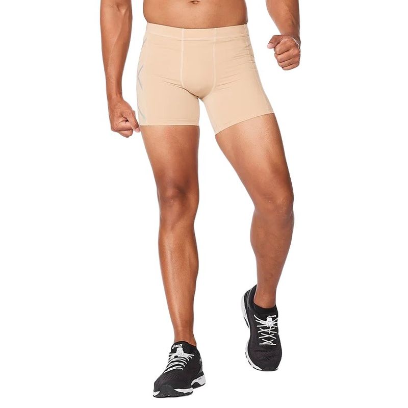 2XU Men's TR2 Compression 1/2 Shorts - Performance Running & Workout Shorts for Athletes - Ideal for Gym Training, Cycling, and Marathon Running