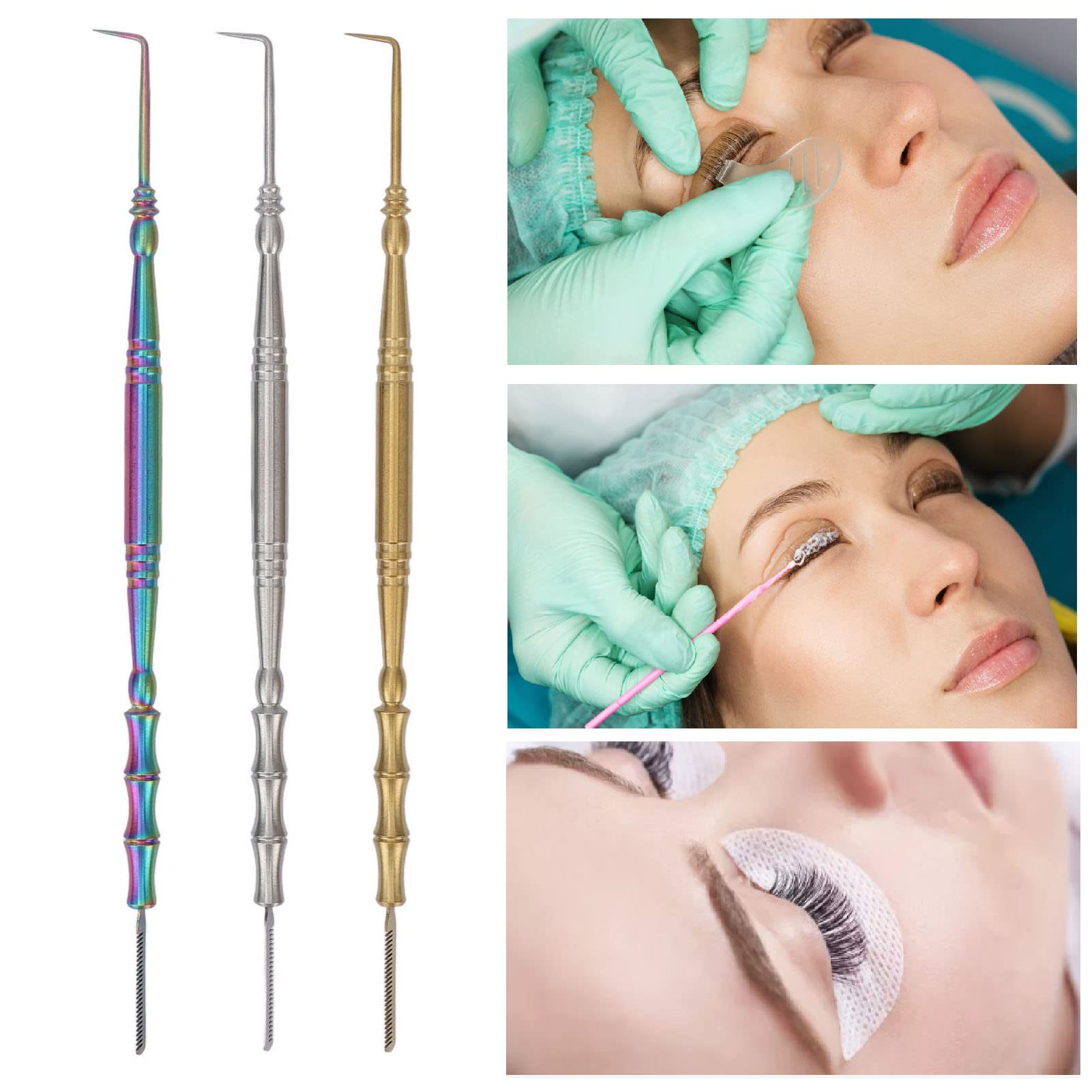 Reusable Eyelash Perming Kit - Salon Lash Lift Tools for Women at Home