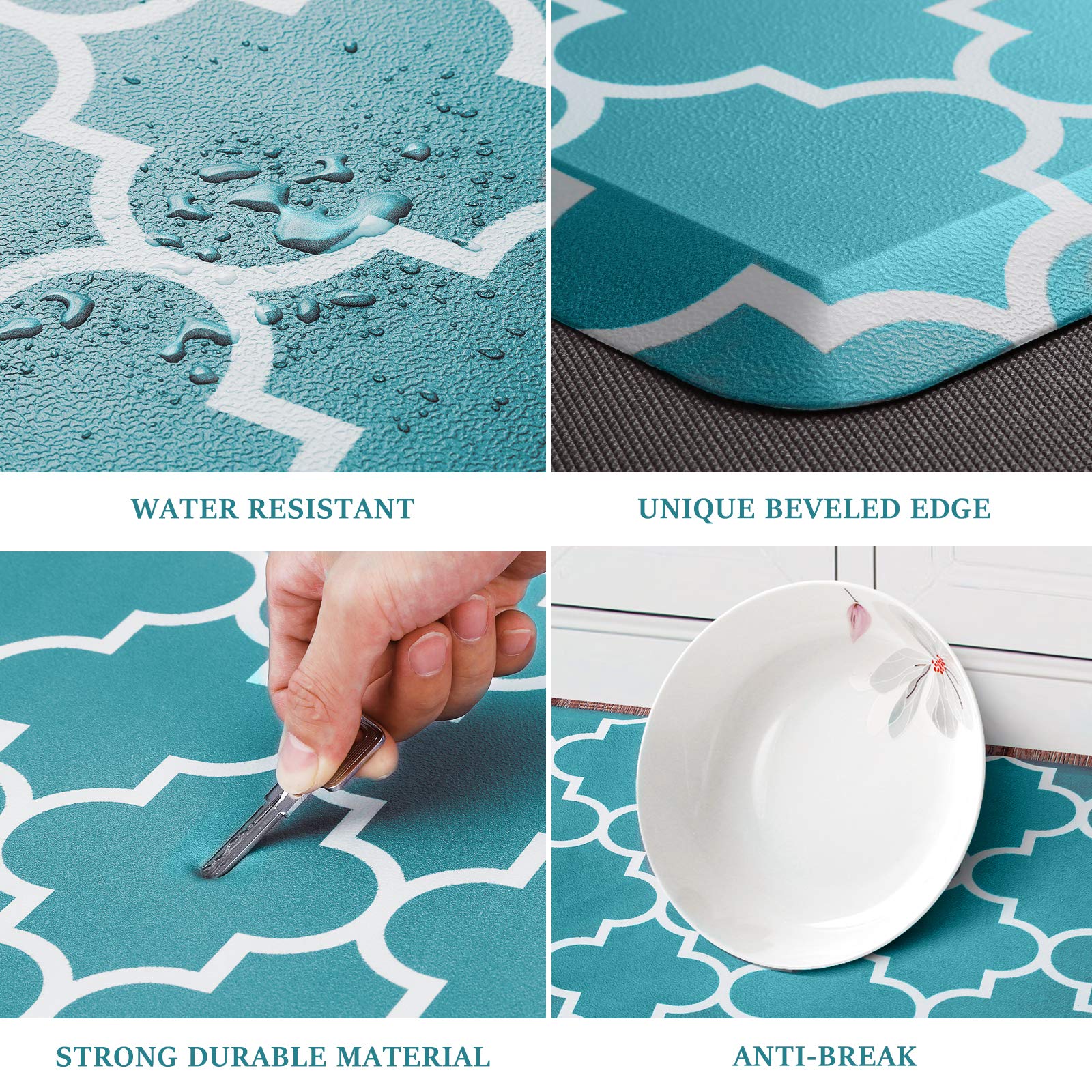 WISELIFE Anti-Fatigue Kitchen Mat - 17.3