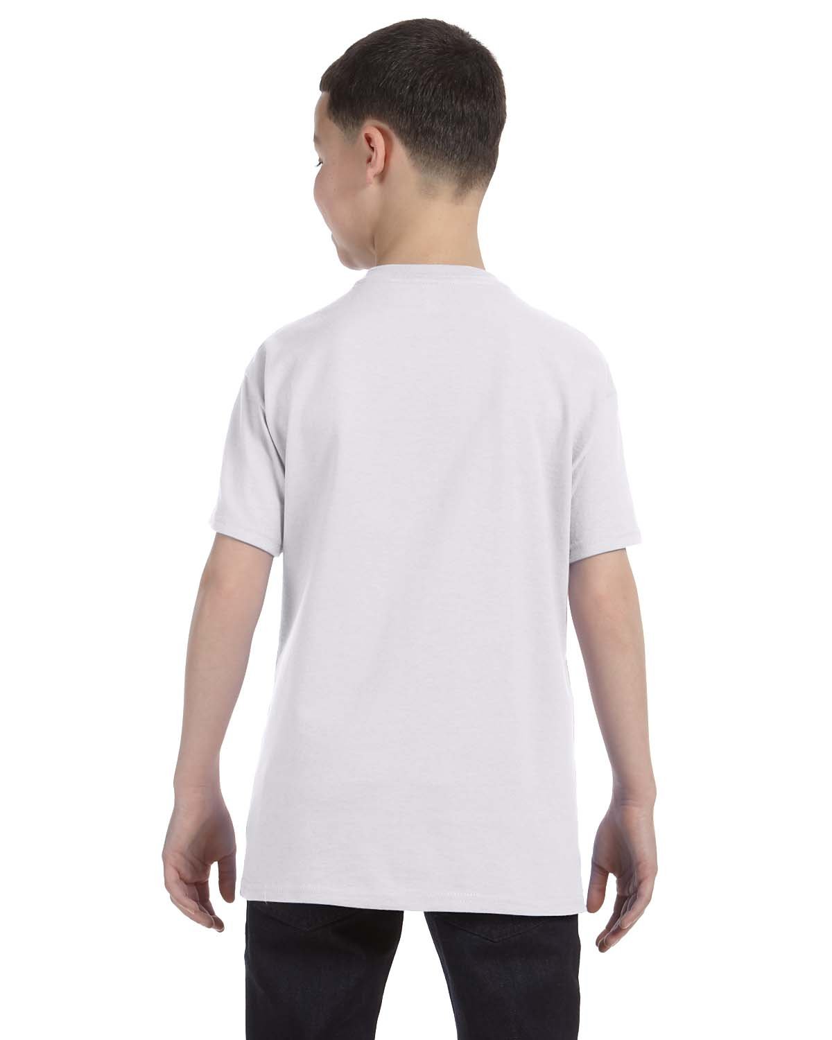 Hanes Authentic Tagless 100% Cotton Kids T-Shirt - Soft & Comfortable for Everyday Wear, School & Play