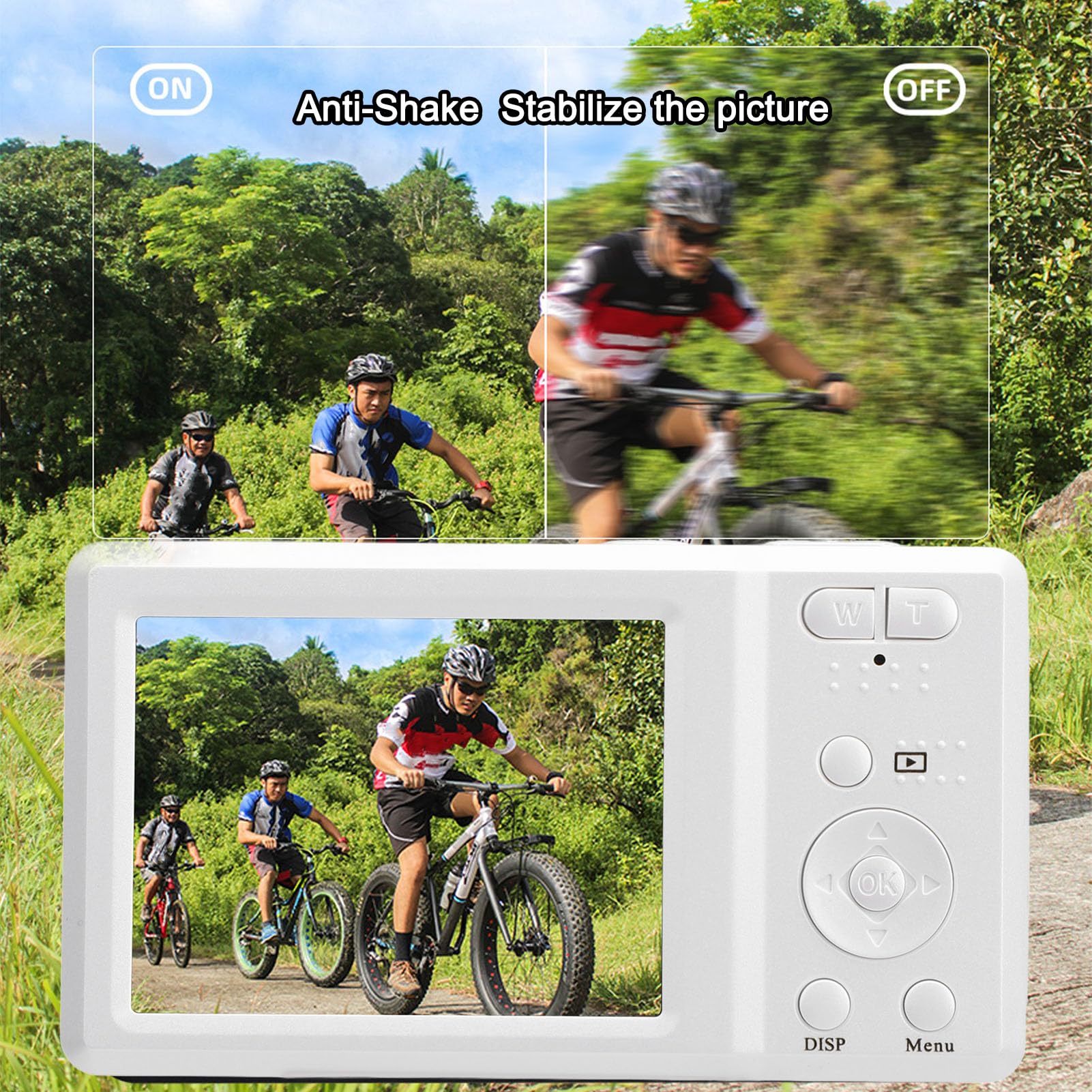 4K UHD 56MP Digital Camera with 20X Zoom - 1080P Vlogging Camera for YouTube, Portable Compact Point and Shoot Camera for Teens & Adults Beginners - Perfect for Travel, Blogging and Family Events