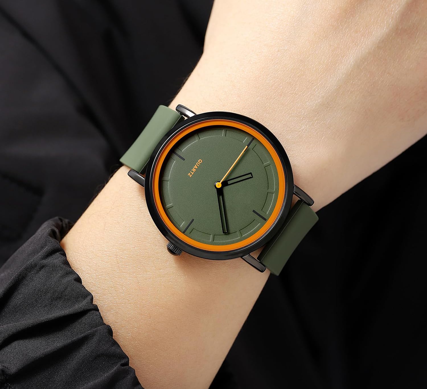 BESTKANG Fashion Analog Quartz Watch - Waterproof Silicone Strap Unisex Sports Watch for Men & Women | Perfect for Running, Swimming & Outdoor Activities
