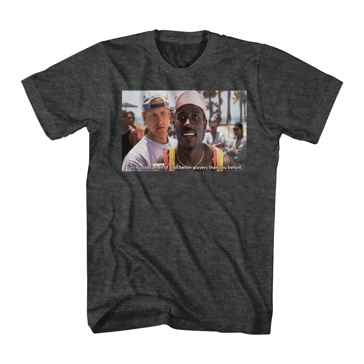White Men Can't Jump Men's Hustled Graphic T-Shirt - Vintage Basketball Movie Tee for Casual Wear, Street Style & Fan Apparel