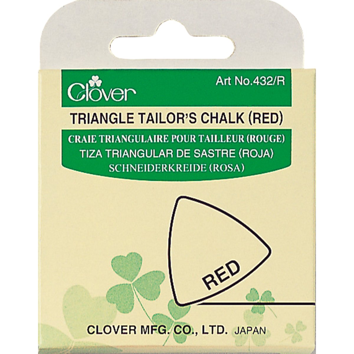 Premium Red Triangle Tailor's Chalk - Professional Sewing & Fabric Marking Tool for Dressmaking, Quilting & DIY Crafts