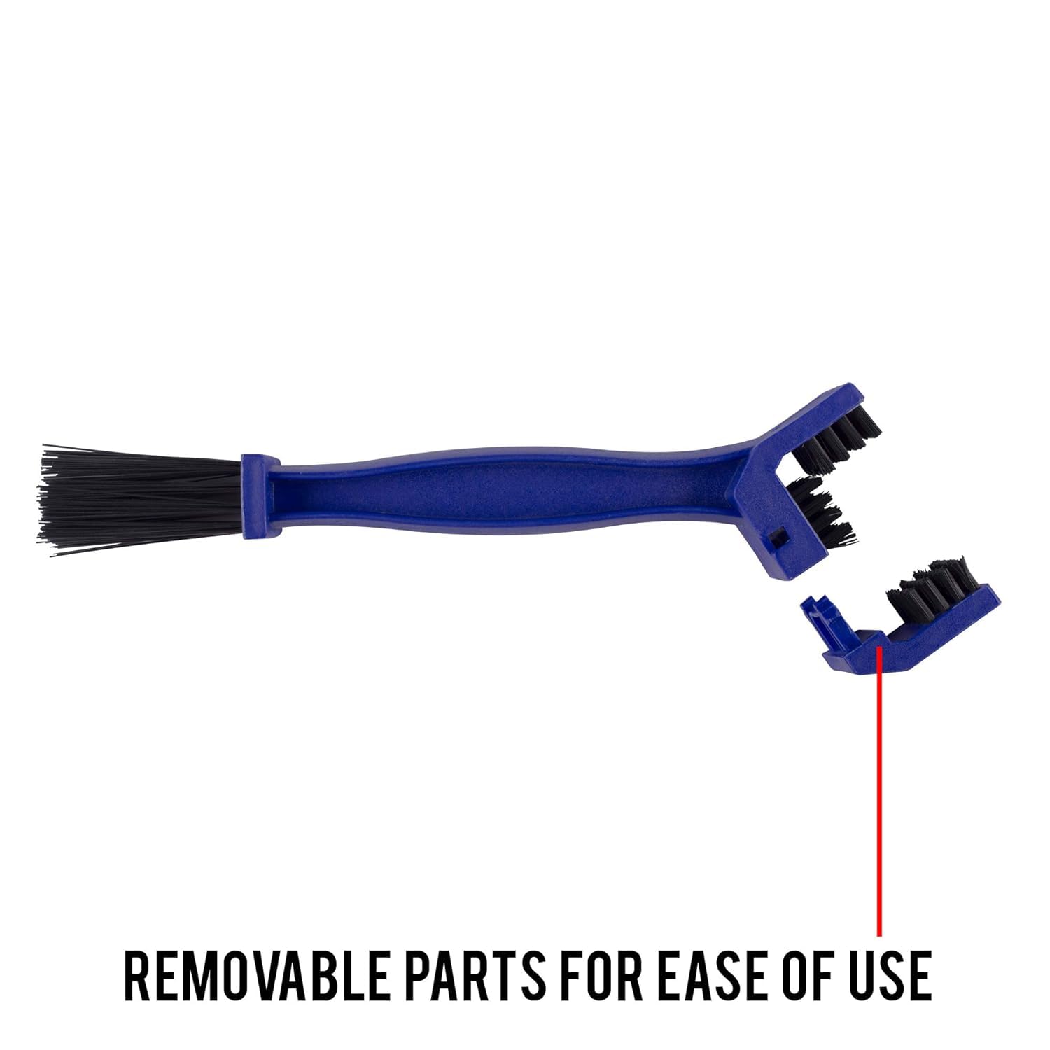 AASONS Bike Chain Cleaner Brush - Soft & Long Bristles for Quick Cleaning of Bicycle & Motorcycle Chains | Durable Multi-Purpose Sprocket Brush | Perfect for Road Bikes, Mountain Bikes & Dirt Bikes Maintenance (Pack of 1)