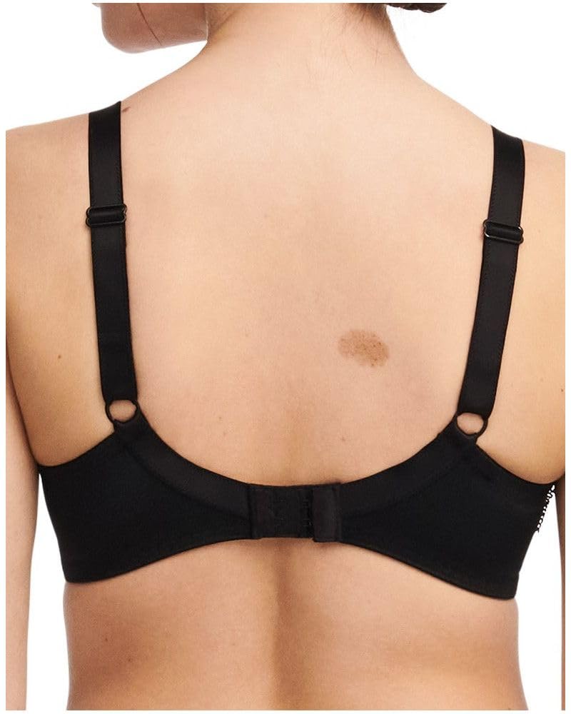 Chantelle Hedona Soft Cup Bra 36E Black - Comfortable Full Coverage Lingerie for Everyday Wear & Special Occasions