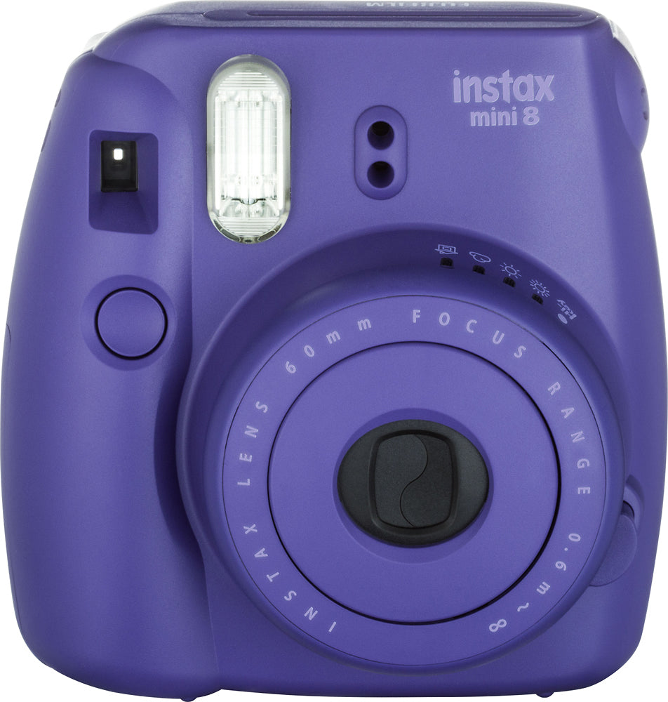 Fujifilm Instax Mini 8 Instant Camera - Grape Purple | Portable Instant Film Camera for Travel, Parties & Memories | Perfect Gift for Teens & Friends
