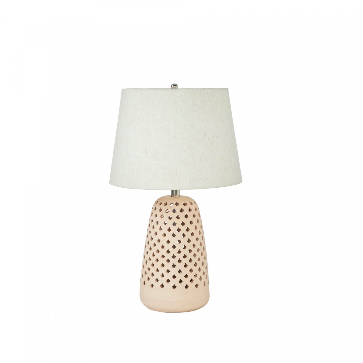 Castlin Beige Table Lamp - Modern Bedside & Desk Lighting for Home, Office, and Dorm Room Decor