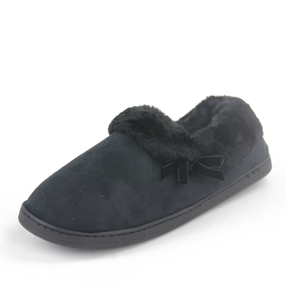 Gohom Women's Knit House Slippers - Cozy Indoor Slip-On Home Shoes for Winter, Perfect Gift for Her | Ideal for Lounging, Relaxing & Home Comfort