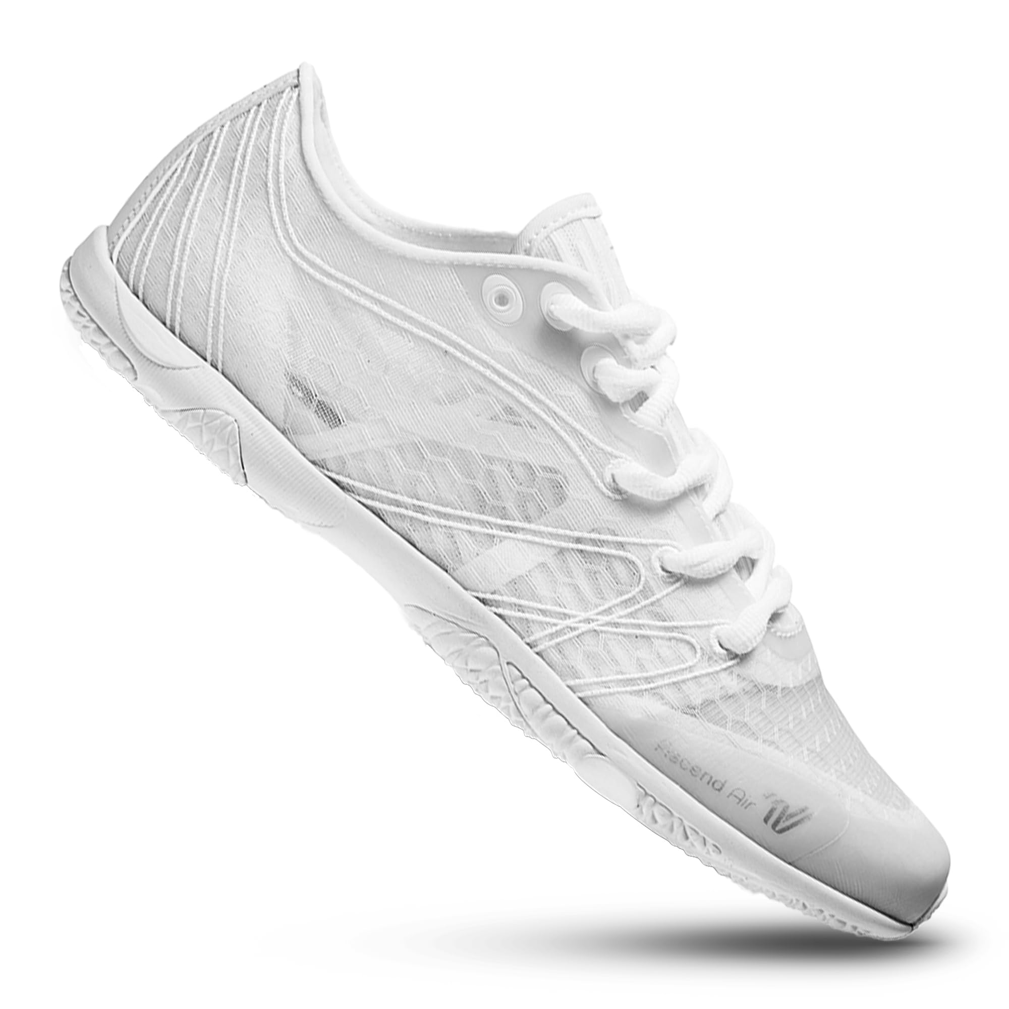 Varsity Ascend Air Black & White Cheerleading Shoes for Girls - Lightweight Competition Shoes with Arch Support - Perfect for Cheer Practice, Gymnastics, and Dance Performances