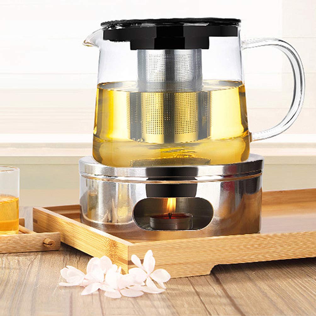 DOITOOL 34oz Glass Teapot with Infuser & Strainer - Heat Resistant Stovetop Kettle for Loose Leaf Tea, Iced Tea & Milk - Perfect for Home, Office & Tea Parties (1pc)