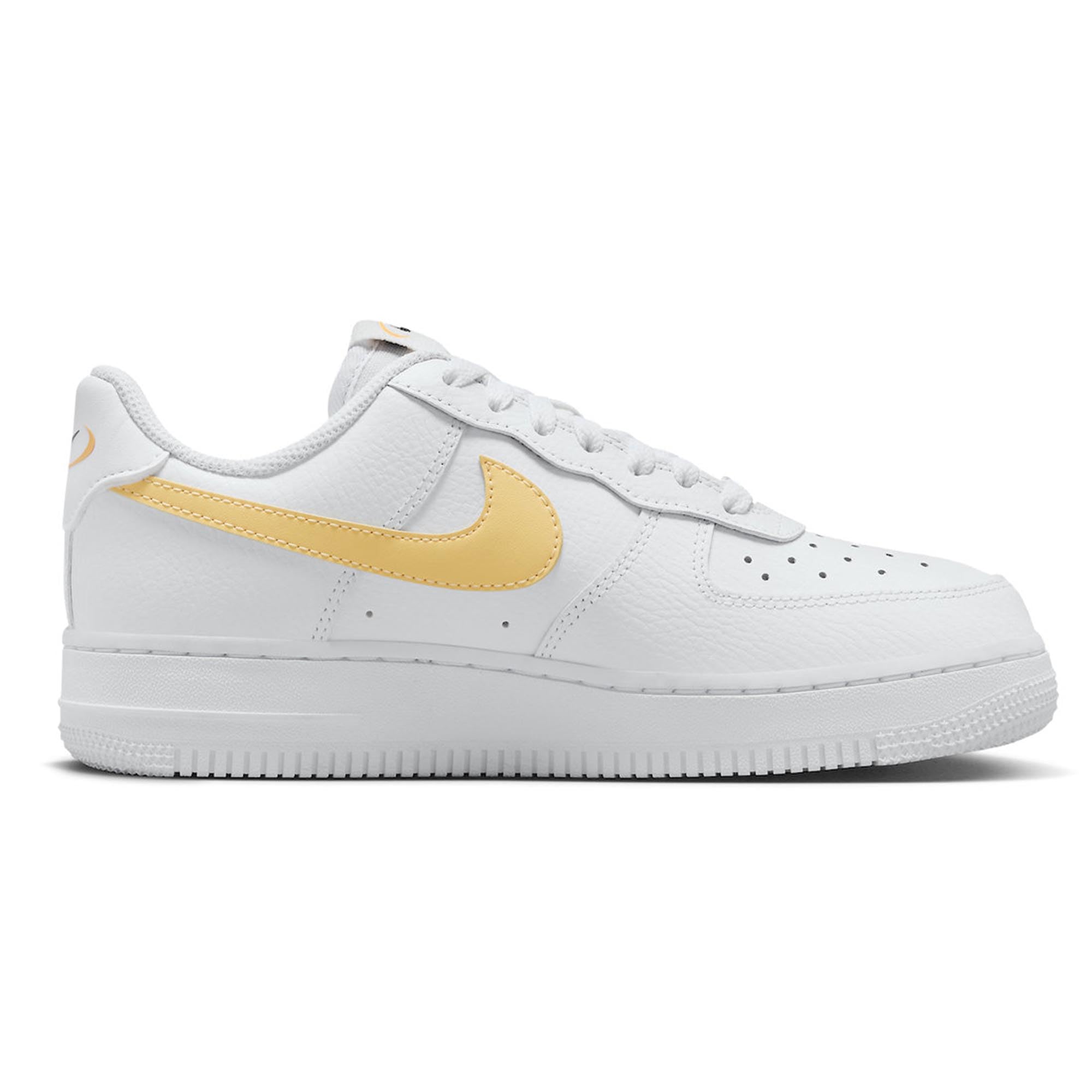 Nike Air Force 1 '07 Women's White Melon Tint Black Sneakers - Size 7.5 Medium - Casual Streetwear Shoes for Women | Perfect for Everyday Wear, Gym, and Fashion Outfits