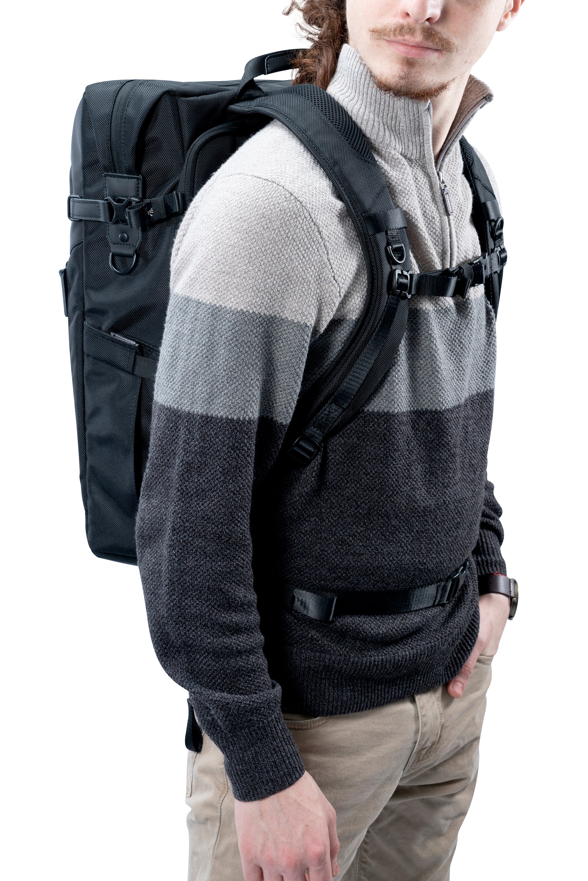 VEO SELECT 49 Backpack - Durable Waterproof Laptop Backpack for Men & Women - Perfect for Travel, Work, School & Outdoor Adventures (Black)