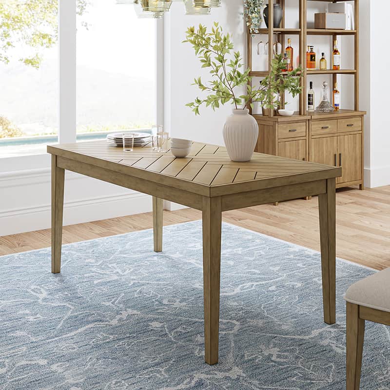 Nora Classic Style Solid Wood Dining Table - Elegant & Durable for Home, Kitchen, and Restaurant Use