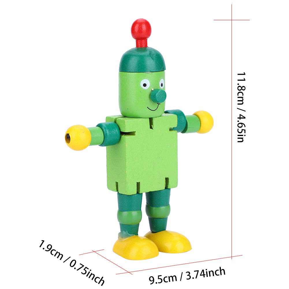 Wooden Robot Toys for Kids - Green STEM Learning Toy for Boys & Girls | Perfect for Educational Play, Birthday Gifts & Classroom Activities