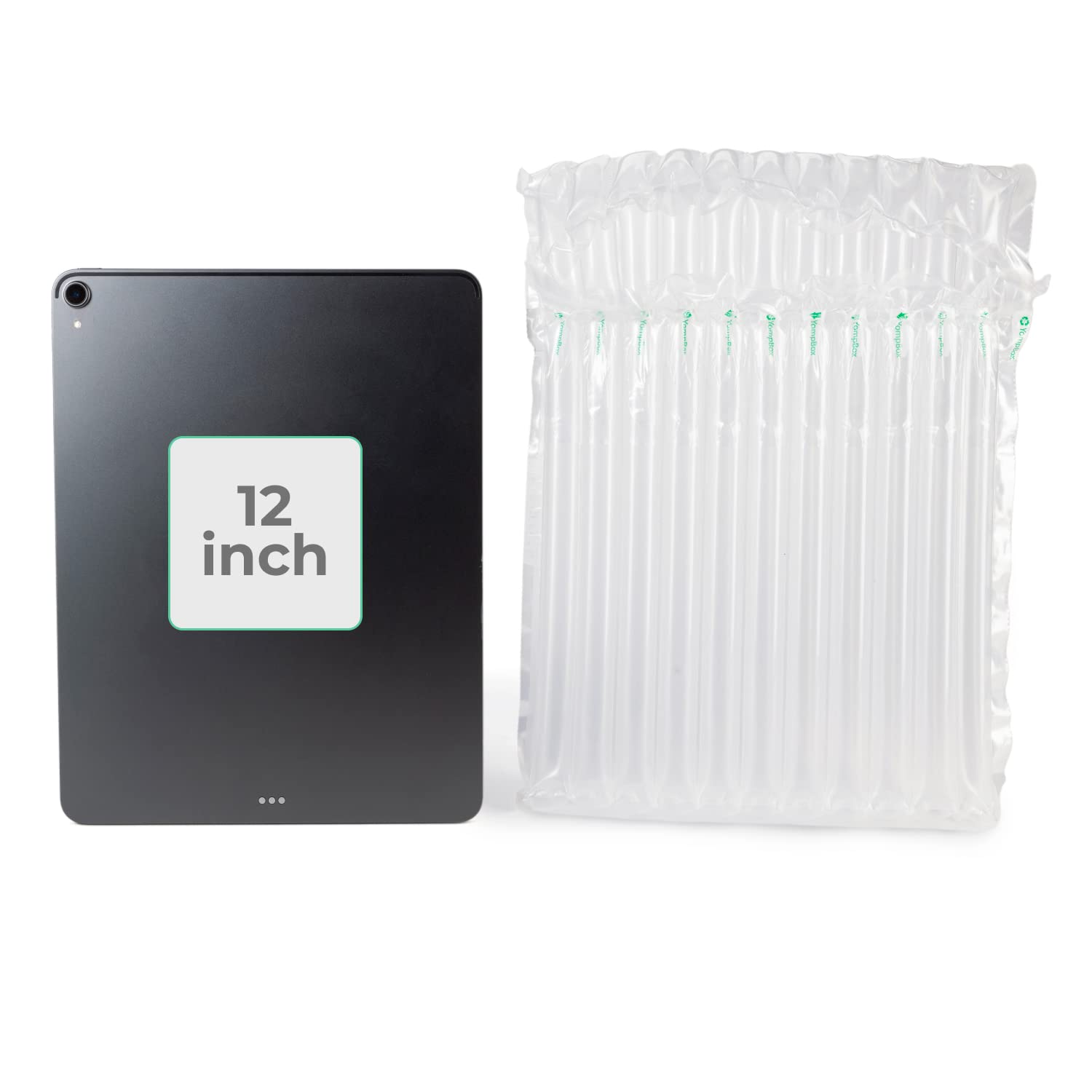 IDL Packaging 12-Inch Inflatable Laptop & Tablet Protective Case - Self-Sealing Reusable Air Column Bag for Shipping, Travel & Storage - Durable Padded Cover for MacBook, iPad & Electronics (Pack of 1) - Perfect for Online Sellers, Business Travel & Gift Packaging