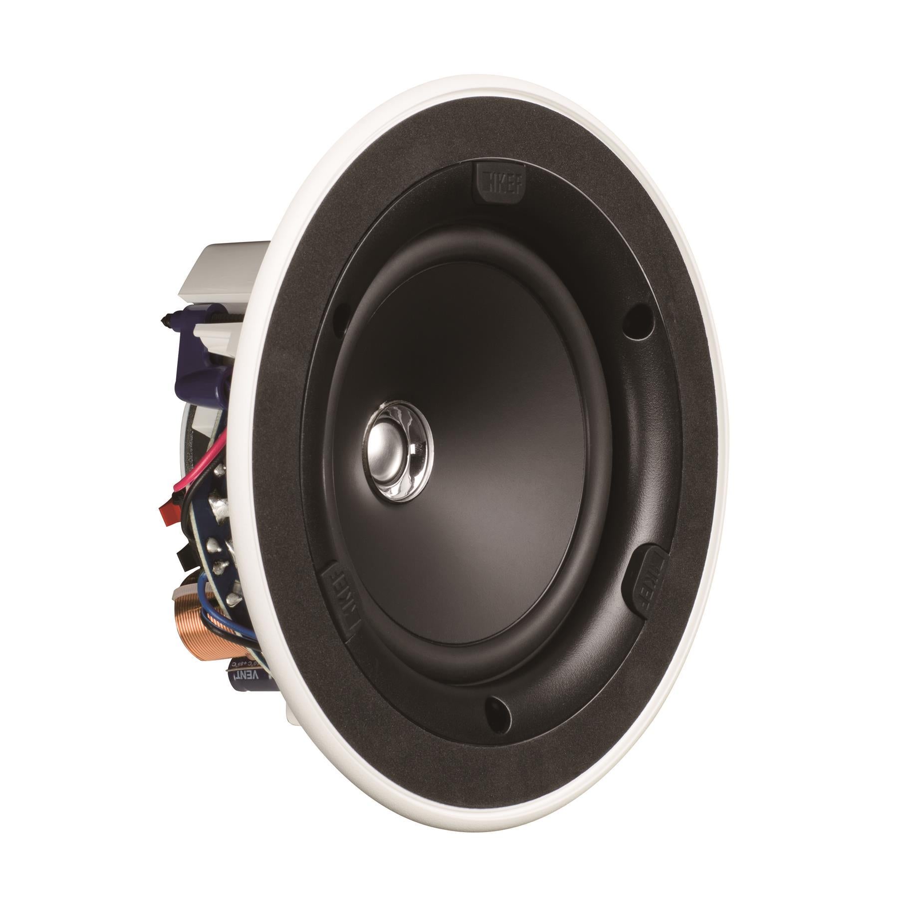 KEF Ci130ER Ci E Series In-Ceiling Speakers (Pair) - Premium Sound for Home Theater & Multi-Room Audio Systems