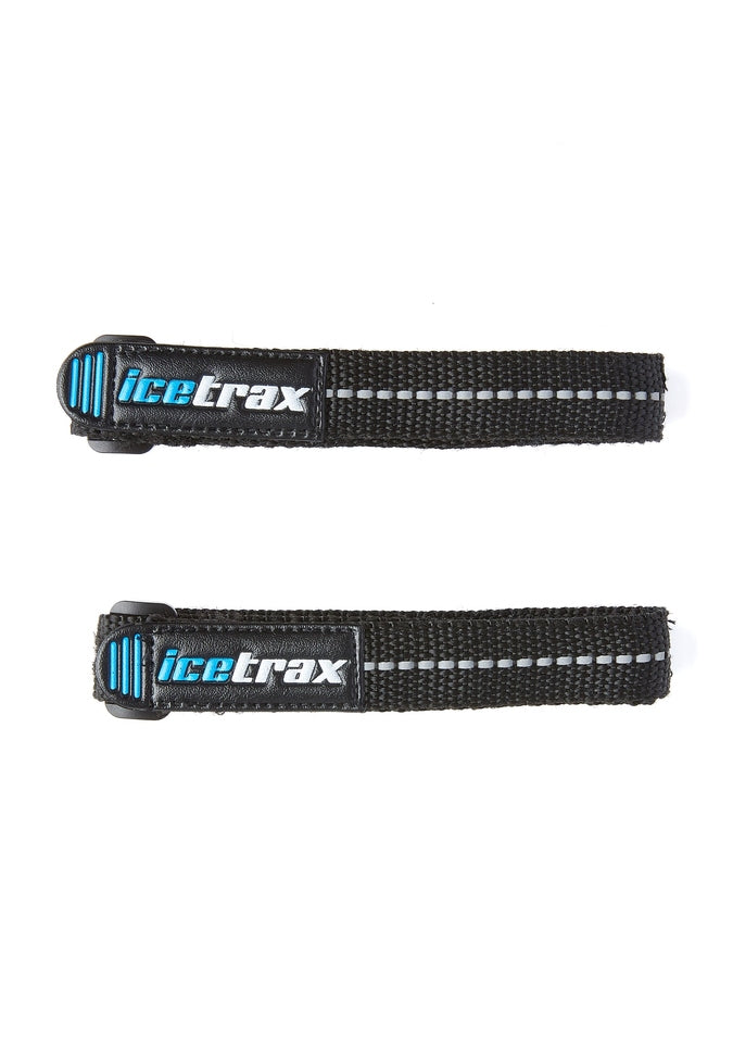 Icetrax V3 Tungsten Ice Cleats with Adjustable Velcro Straps - Secure Traction for Hiking, Running & Winter Walking on Ice & Snow