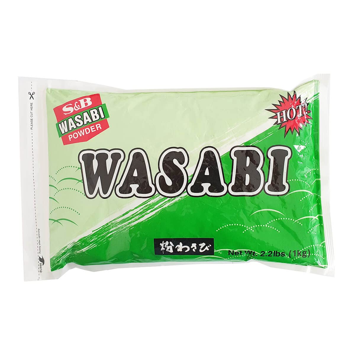 Premium S&B Wasabi Powder - 2.2 Pound (1kg) - Authentic Japanese Horseradish for Sushi, Sashimi & Asian Cooking - Gluten-Free & All-Natural Spice