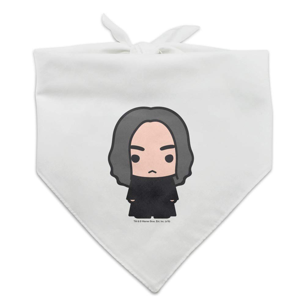 Harry Potter Snape Cute Chibi Character Dog Bandana - Pet Costume Accessory for Cosplay, Halloween & Anime Conventions