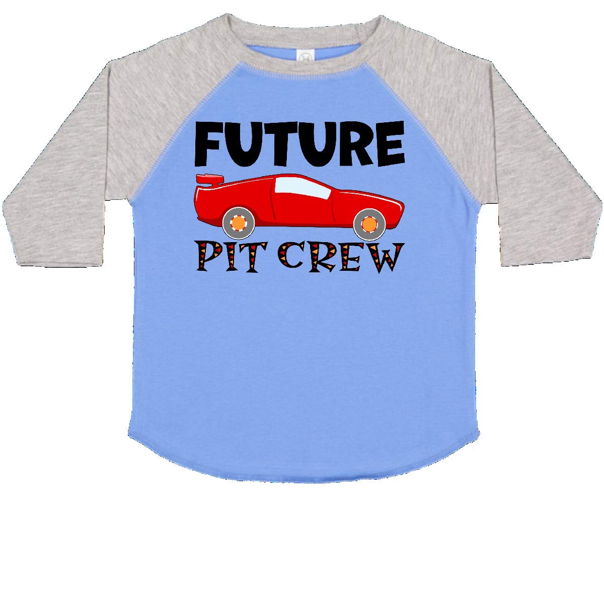 Inktastic Future Pit Crew Red Race Car Toddler T-Shirt - Cute Toddler Boys Racing Tee for Car Lovers - Perfect for Birthday Parties, Races & Playdates
