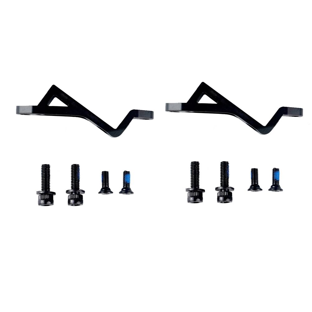 MTB Brake Adapter 20mm Post to Flat Mount - Aluminum Alloy for BMX Bikes (140/160/180mm) - Perfect for Mountain & Urban Cycling