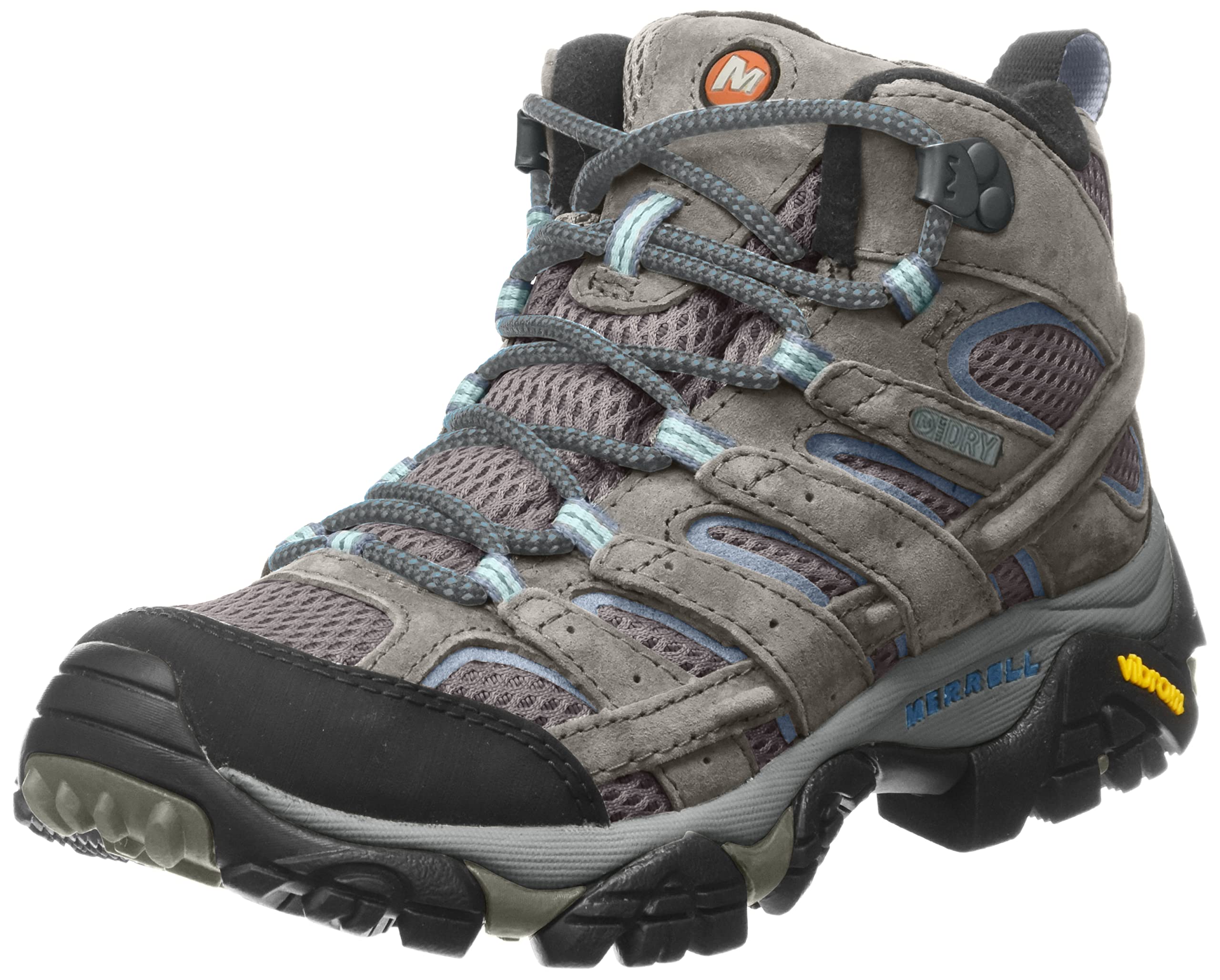 Merrell Women's Moab 2 Mid Waterproof Hiking Boots - Lightweight & Comfortable Outdoor Shoes for Trail Walking, Camping & Backpacking