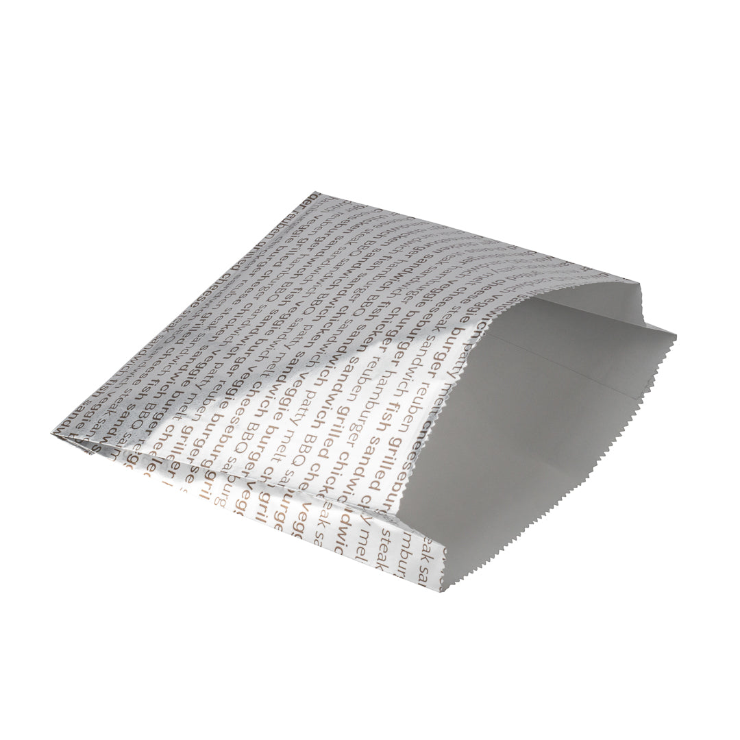 Premium Printed Burger Foil Bags - 6