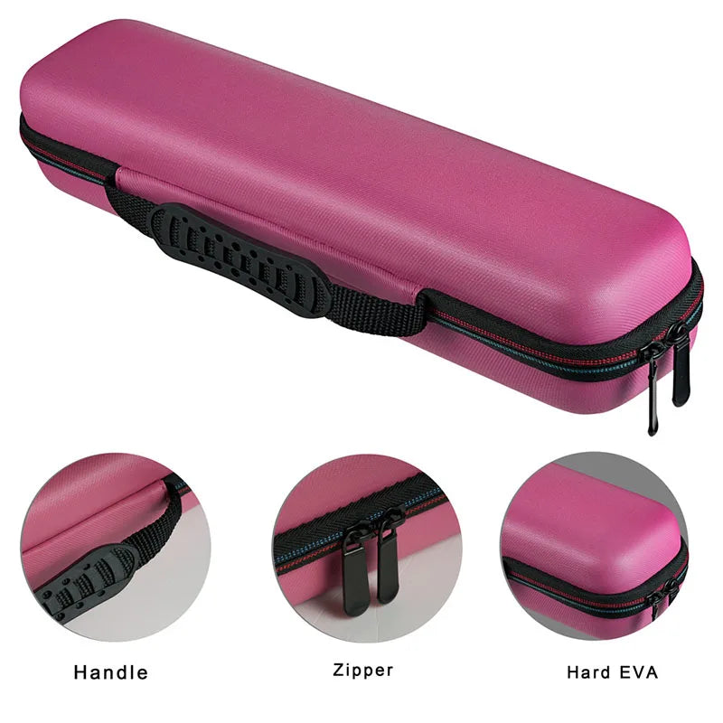 Travel-Friendly Heat Resistant Storage Pouch for Hair Straighteners & Curling Irons - Perfect for Travel, Gym, and Home Organization