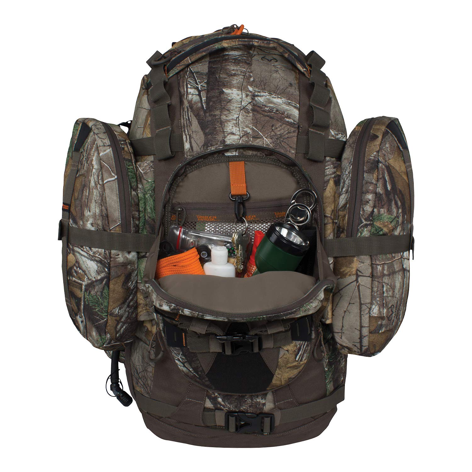 Killshot Backpack - 56.2L Large Capacity Hiking & Travel Backpack with Realtree Camo (All-Purpose Extra) - Perfect for Outdoor Adventures, Camping & Daily Commute