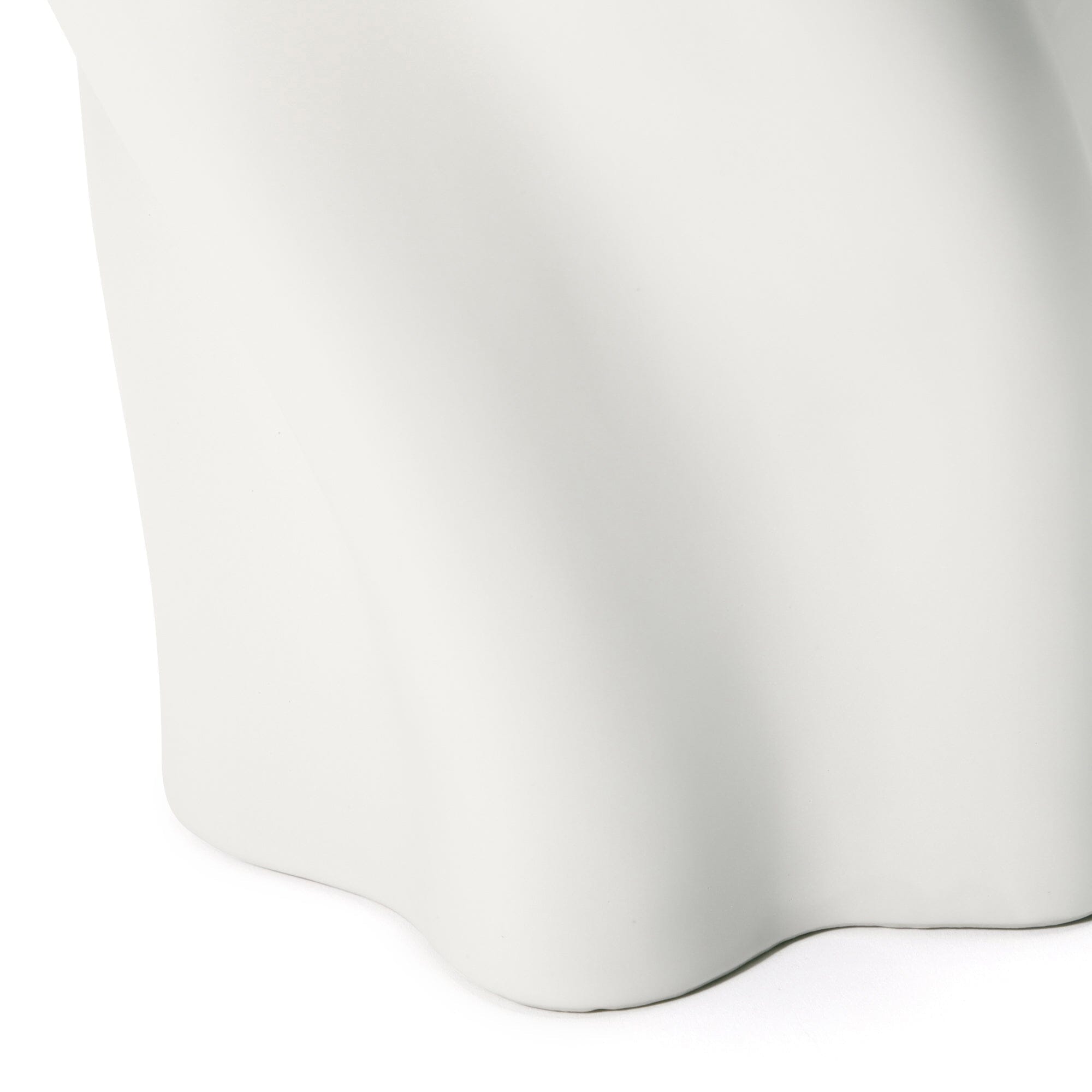 Large White Ceramic Twist Flower Vase - Elegant Home Decor for Living Room, Dining Table & Wedding Centerpieces