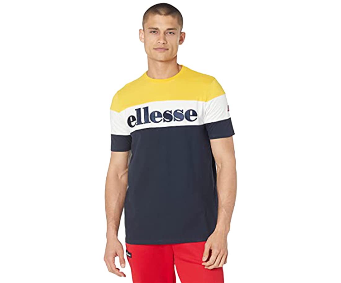 Ellesse Punto T Men's Active Shirts & Tees - Breathable Quick-Dry Performance T-Shirts for Gym, Running & Casual Wear