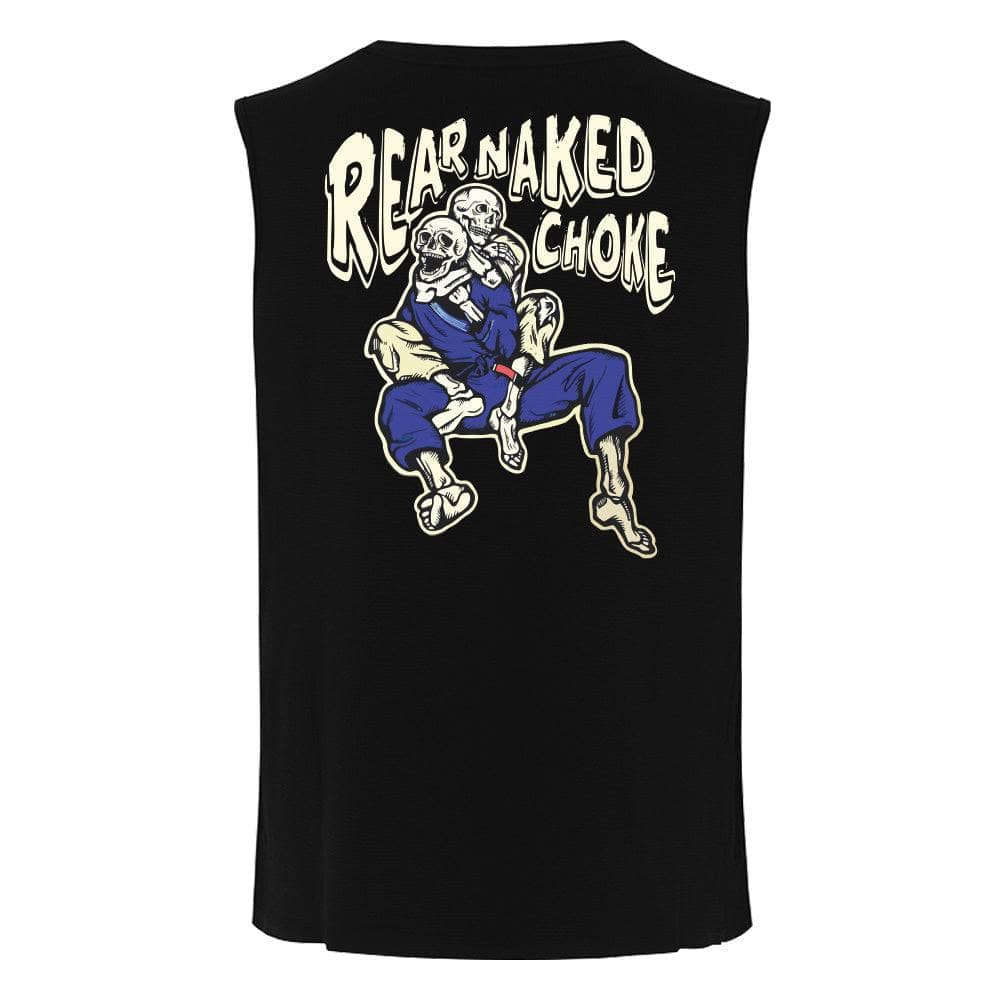 Jiu Jitsu Shirts for Men - Rear Naked Choke Design - BJJ Training & MMA Fighting Apparel for Grappling and Competition
