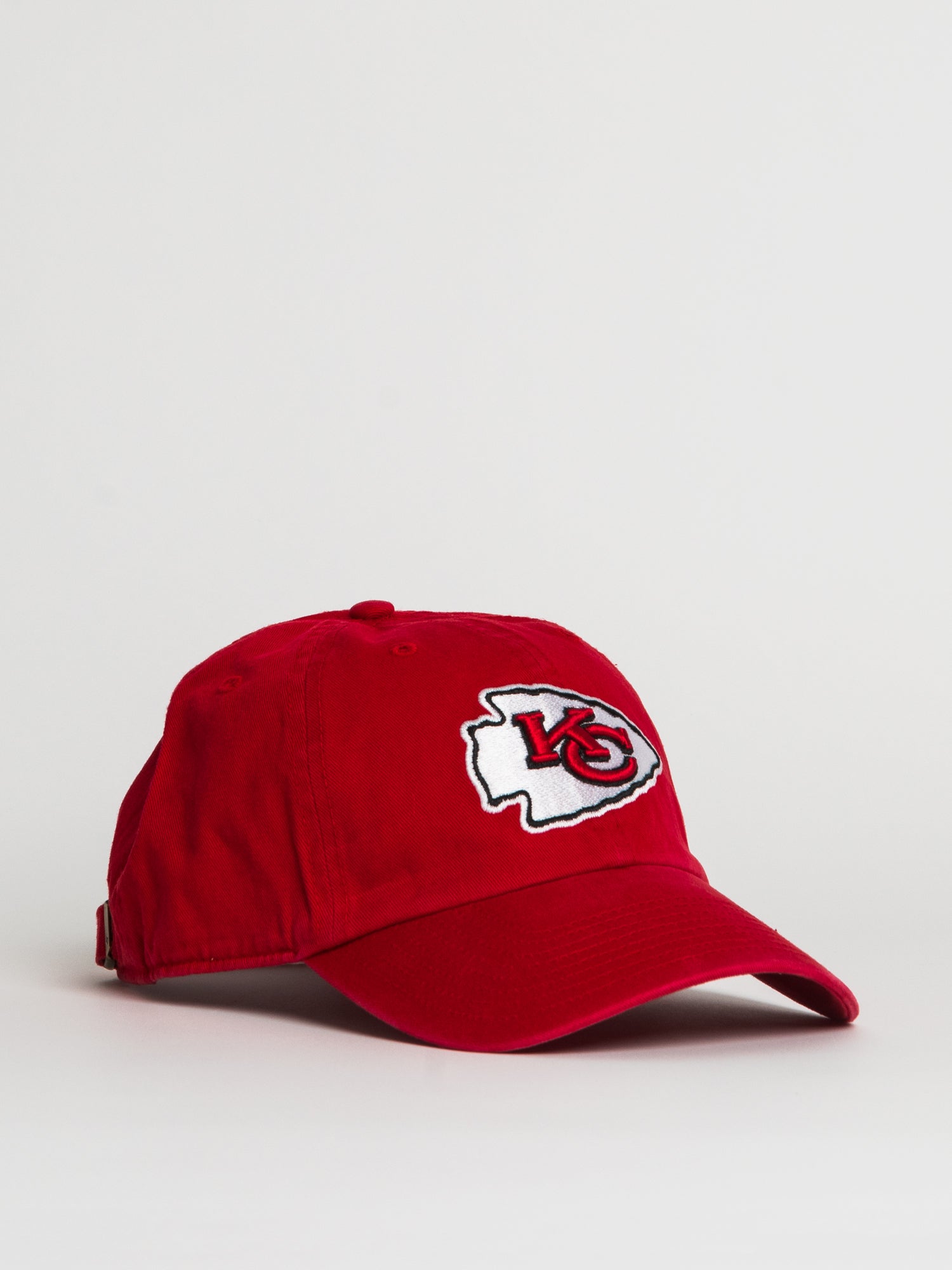 Kansas City Chiefs Clean Up Cap - Adjustable Baseball Hat for Men & Women - Official NFL Team Logo - Perfect for Game Day, Tailgating & Fan Gear Collection