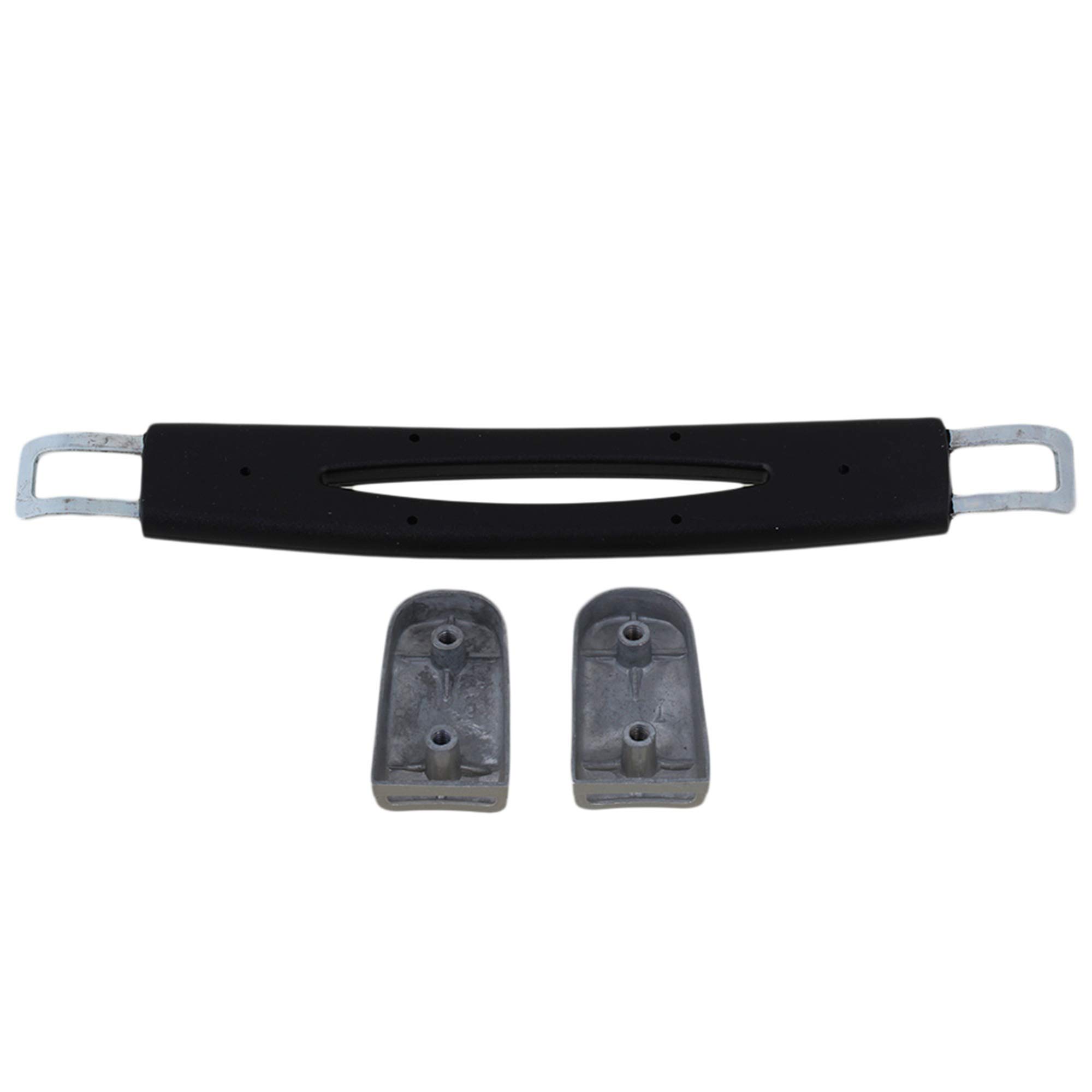 Doublelife Black Flexible Spare Strap Handle Grip 15cm Replacement for Suitcase Luggage - Durable Travel Accessory for Easy Carrying (B24)