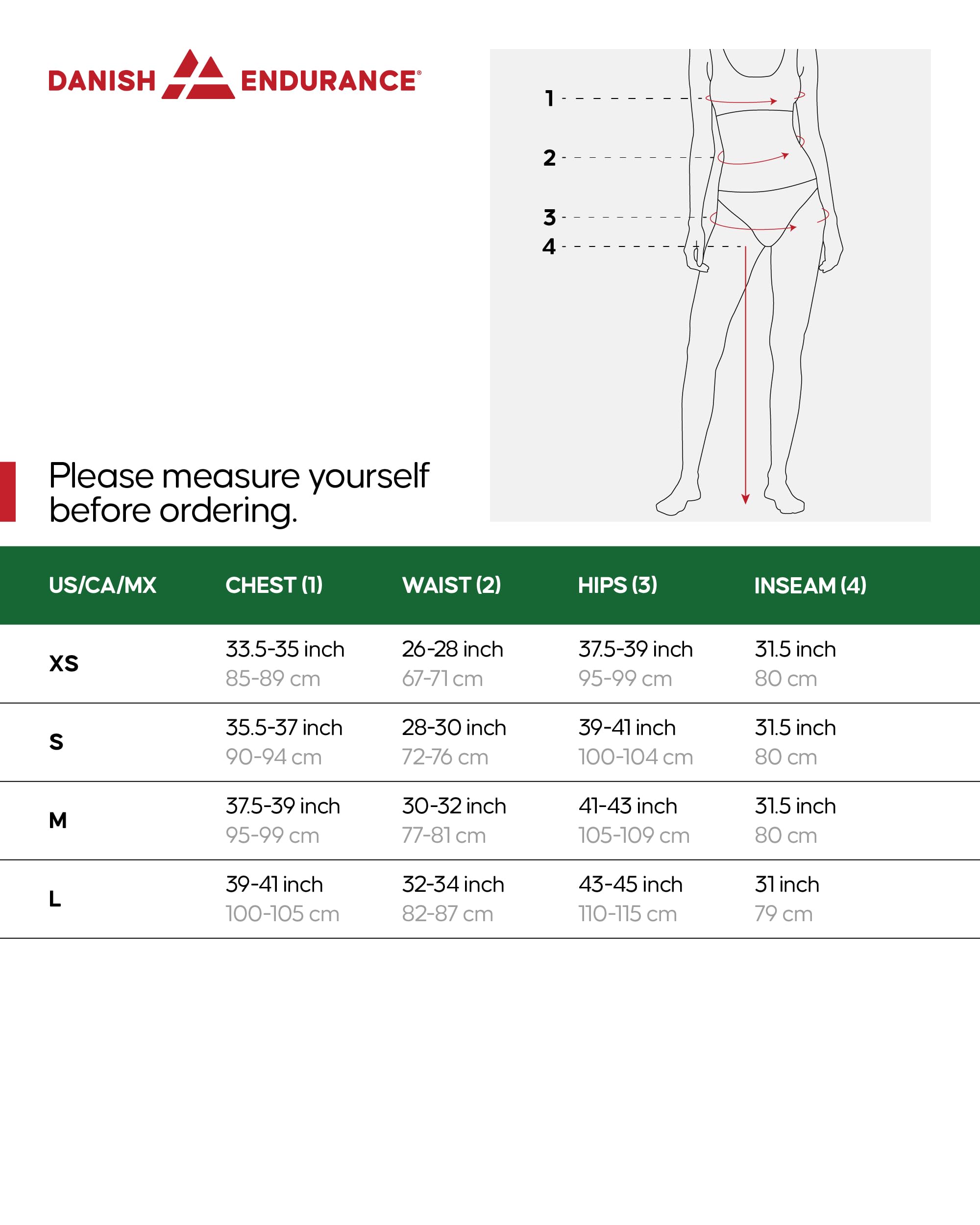 DANISH ENDURANCE Women's Merino Wool Base Layer Set - Thermal Underwear Top & Bottom for Hiking, Skiing & Cold Weather Activities