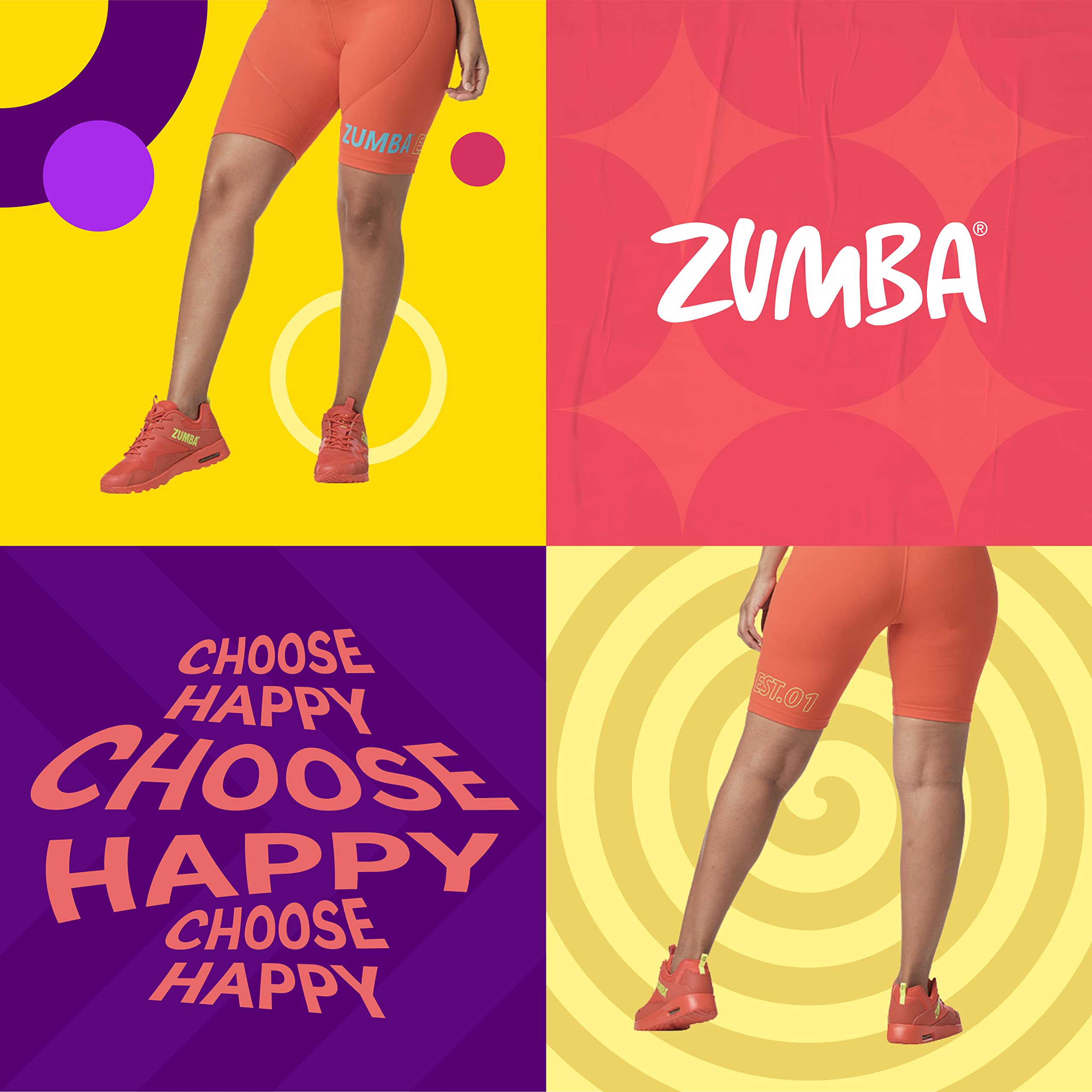 ZUMBA Women's Air Classic Sneakers - Non-Slip Low-Top Dance Shoes for Women | Comfortable & Lightweight for Zumba, Jazz, Hip Hop & Fitness Dance Classes