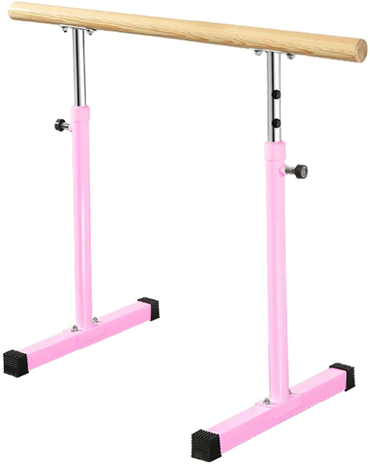 Chihen Freestanding Ballet Bar - Adjustable Portable Home Dance Bar for Ballet, Stretching, Pilates & Workouts | Professional Pink Ballet Bar (100 cm) - Perfect for Home Studios, Dance Practice & Fitness Training