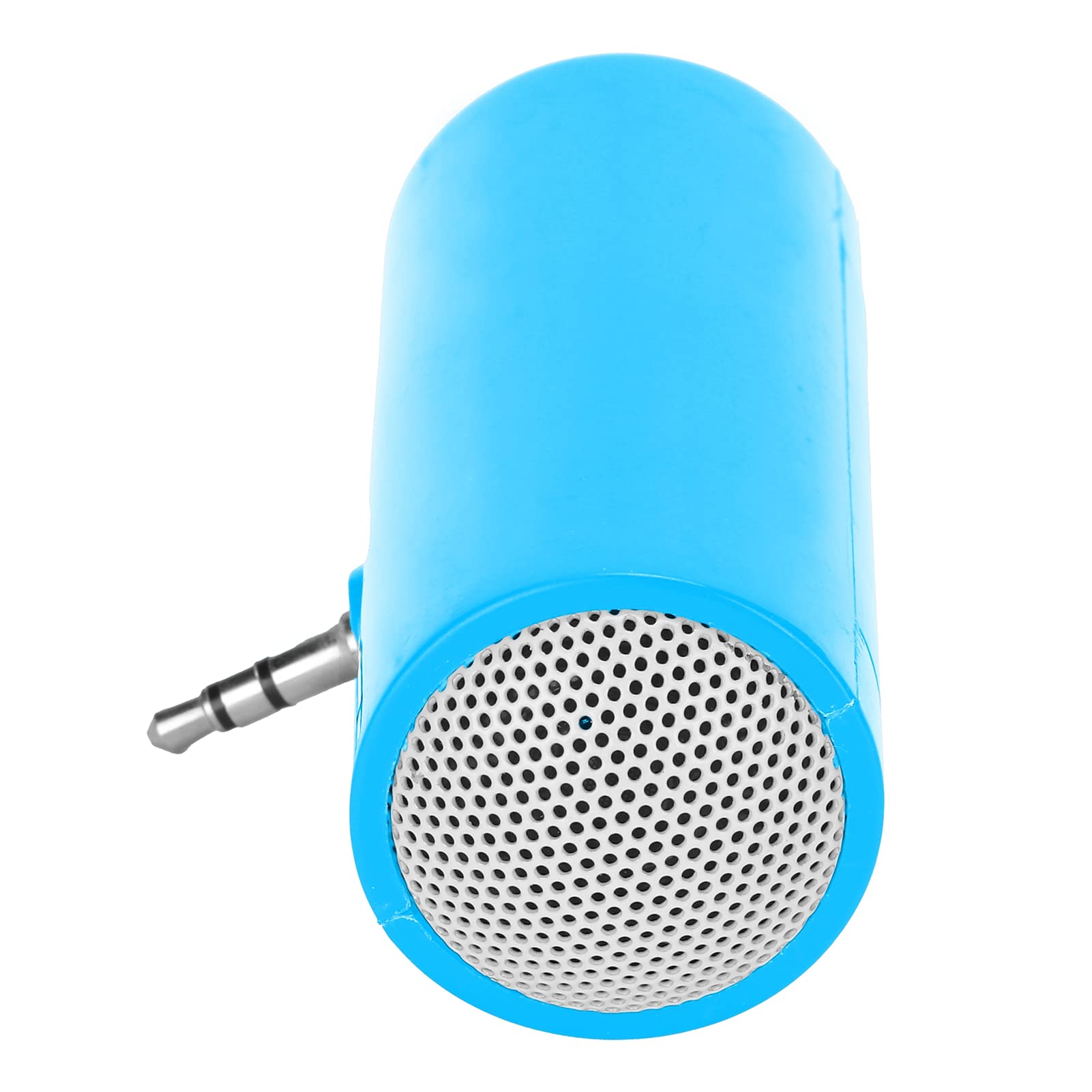 Mini Portable Stereo Speaker with 3.5mm Jack - Compact Bluetooth Speaker for Smartphones, Tablets, Laptops, MP3 Players - Perfect for Travel, Home, Office & Outdoor Use (Blue)