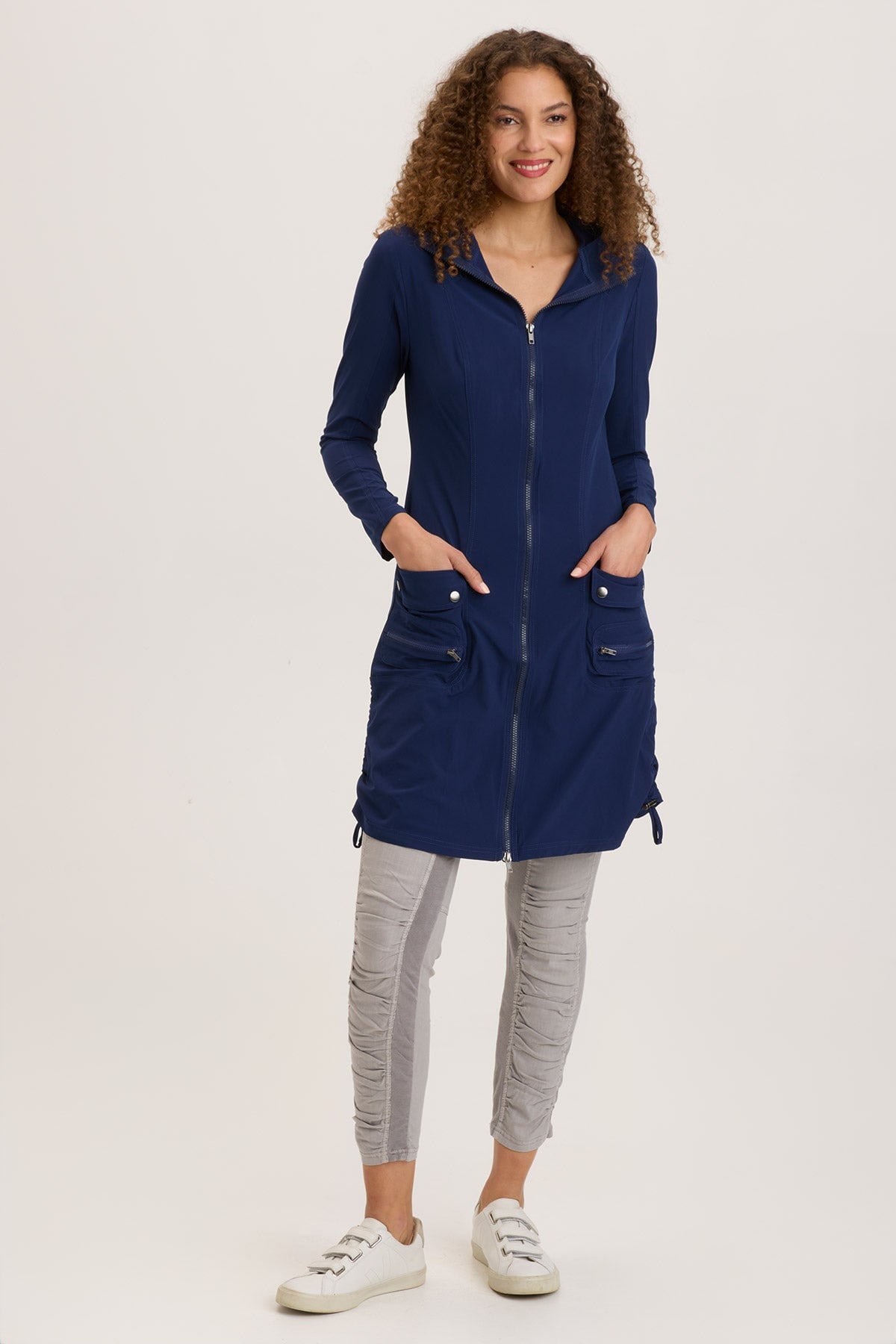 Active Rufino Jacket Dress for Women - Lightweight Stretch Travel Workout Jacket with Pockets | Perfect for Running, Yoga, Gym & Outdoor Activities