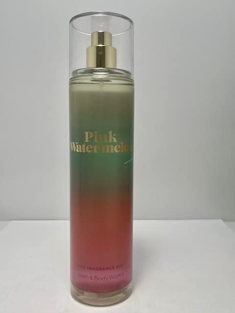 Bath & Body Works Pink Watermelon Fine Fragrance Mist 8 oz - Refreshing Body Spray for Women, Sweet Summer Scent, Long-Lasting Fragrance - Perfect for Daily Use, Gym, Work & Outdoor Activities