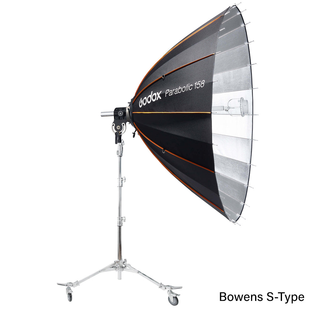 P158 Parabolic Reflector Light Focusing System Complete Kit - Professional Photography & Video Lighting Accessory for Studio, Portrait, and Product Shoots
